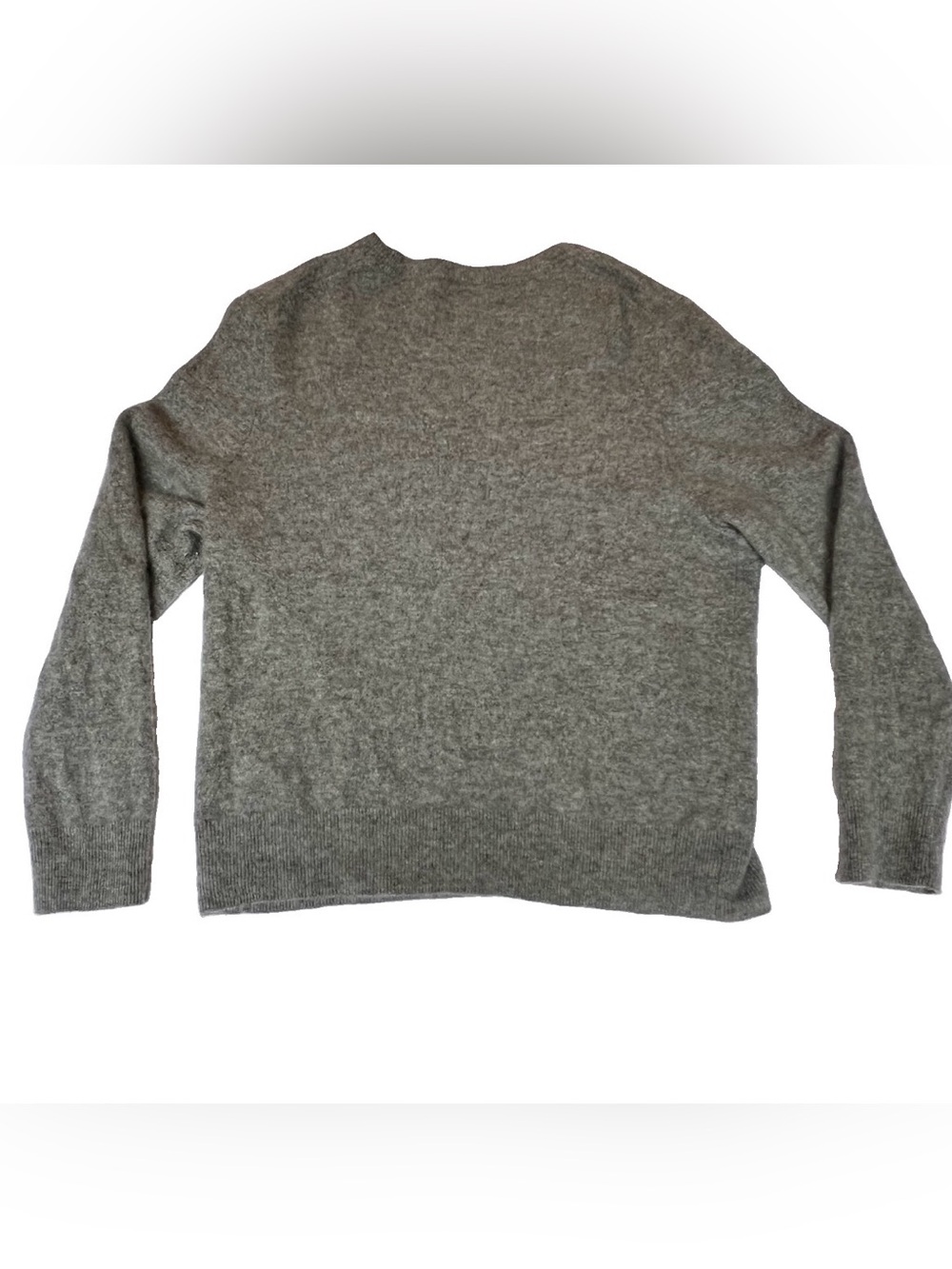 Quince Cashmere Sweater Womens XL Gray 100% Cashmere Crewneck - Picture 4 of 6